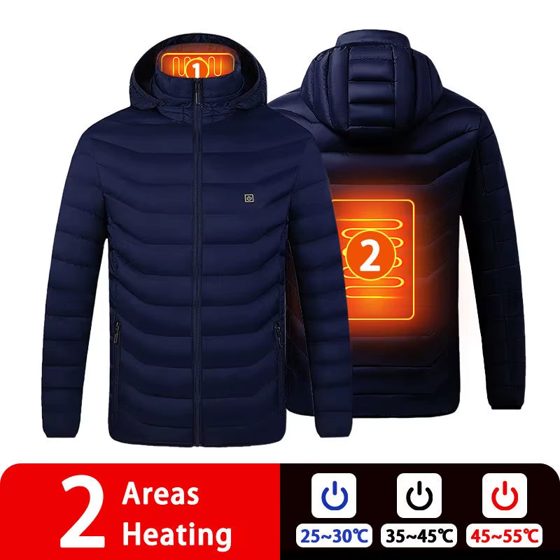 Ultimate 9/19 Areas Heated Jacket for Men and Women - Stay Warm This Winter with Our USB Heating Vest for Hunting, Hiking, and Camping